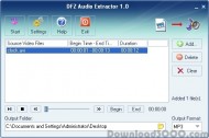 DFZ Audio Extractor screenshot